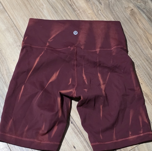 Lululemon Wunder Train High-Rise. Maroon Color - Picture 4 of 7